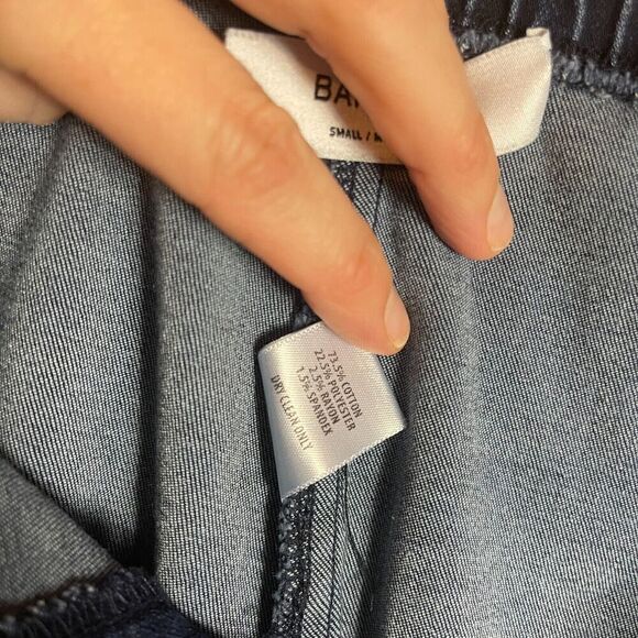 Bailey44 Khyber Pass Jeans Womens Small S Blue Slit Flare Raw Hem Pull‎ On Pants - Picture 12 of 13